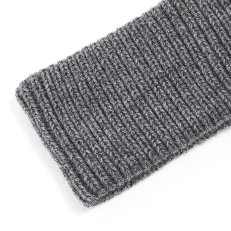 Rib headband Dk Grey melange